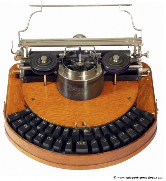 1885 Hammond 1 on the Typewriter Database